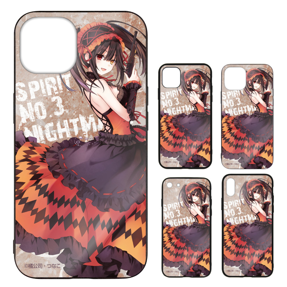 原作版 時崎狂三 強化ガラスiPhoneケース [デート・ア・ライブ] | 二