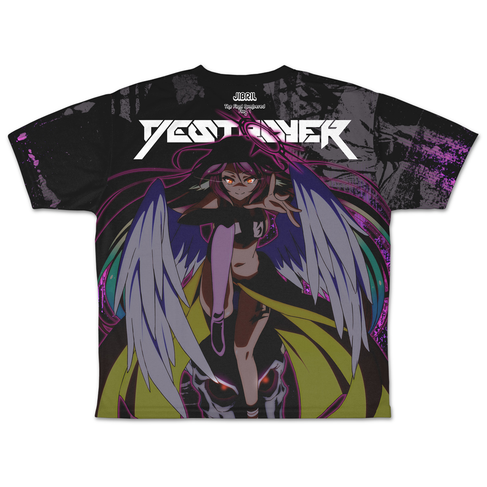 ジブリール 両面フルグラフィックTシャツ Ver.1.0 DESTROYER [ノー