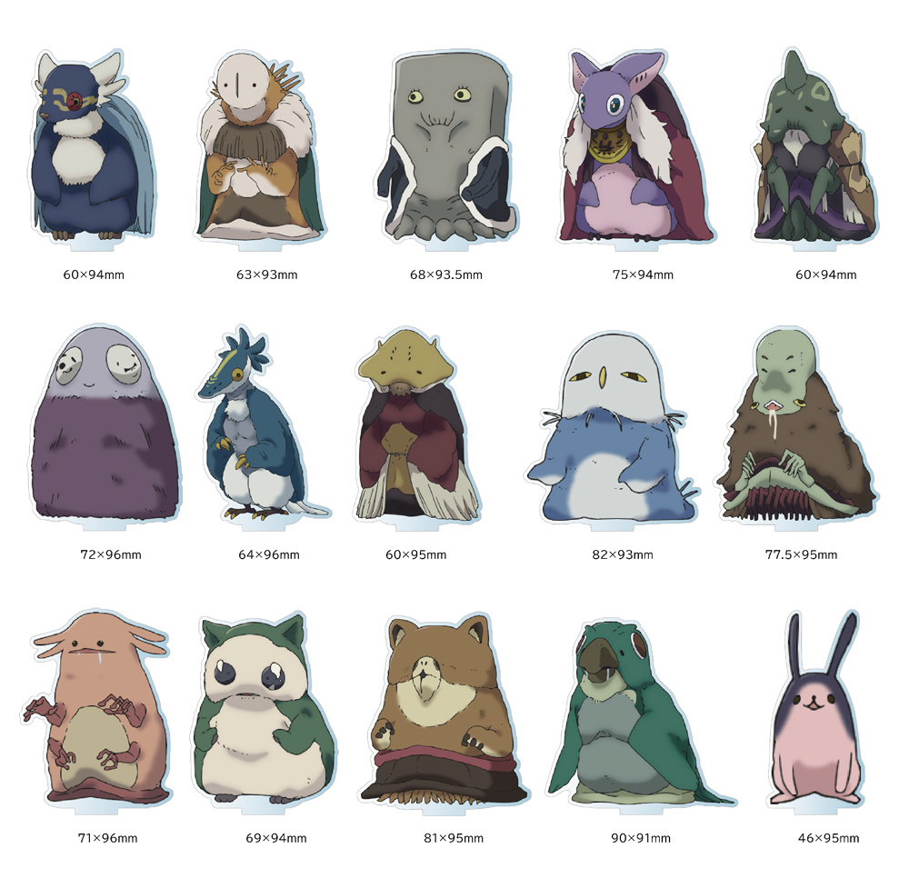 完全受注生産】☆特典付☆メイドインアビス 成れ果て村人アクリル