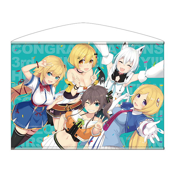 ホロライブ 夏祭り2021 横型B2タペストリー ホロライブ5期生 [ホロ