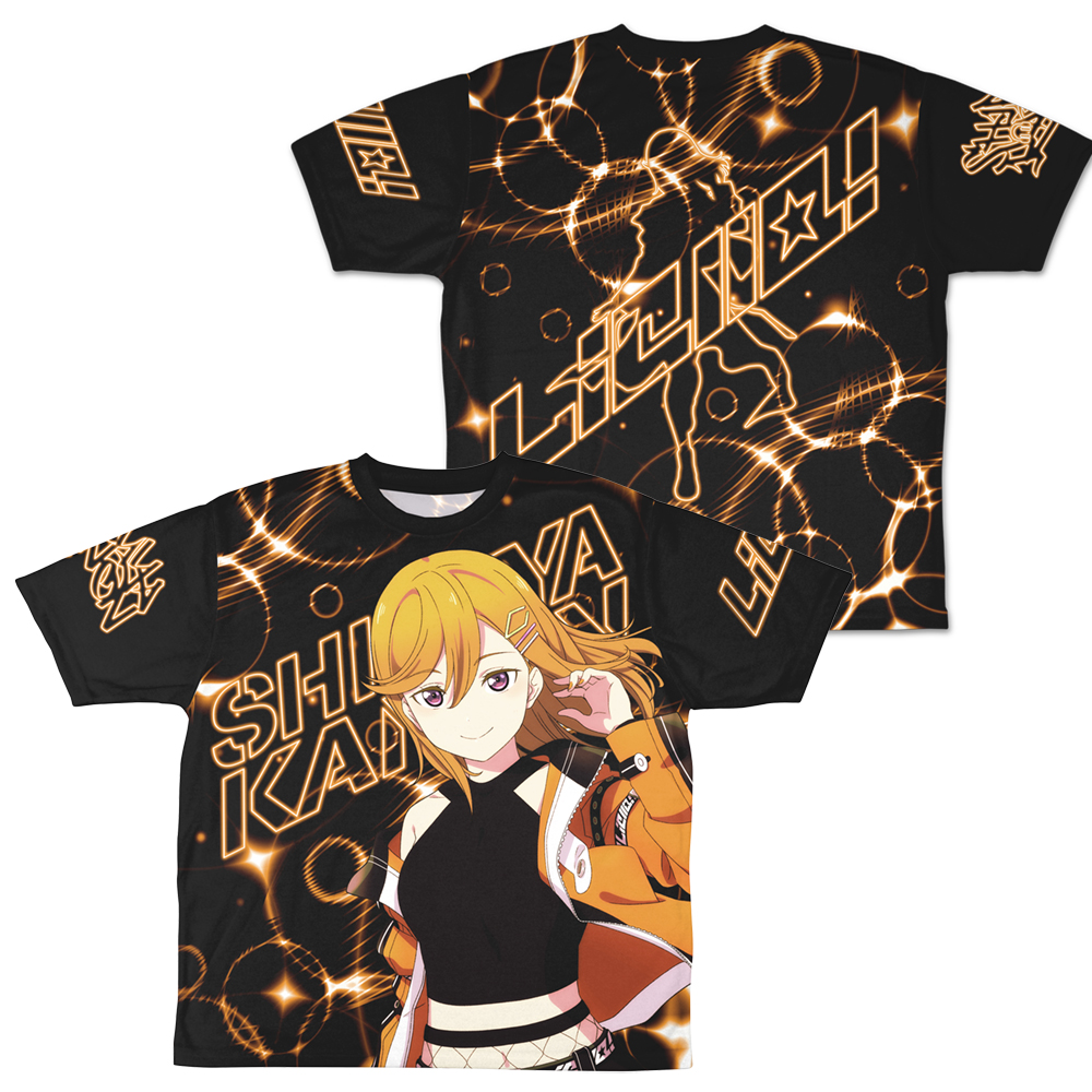 描き下ろし 澁谷 かのん 両面フルグラフィックTシャツ [ラブライブ