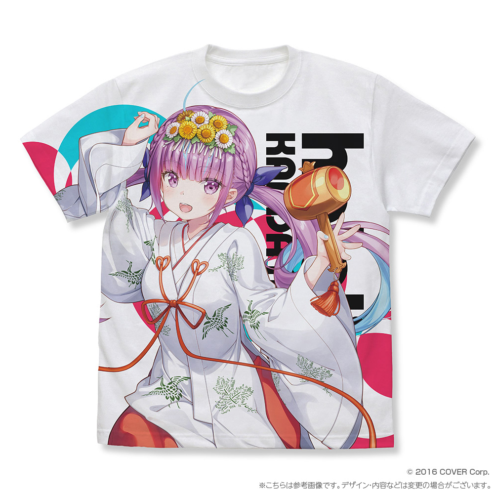 ホロライブ神田祭 フルグラフィックTシャツ 湊あくあ 巫女衣装ver