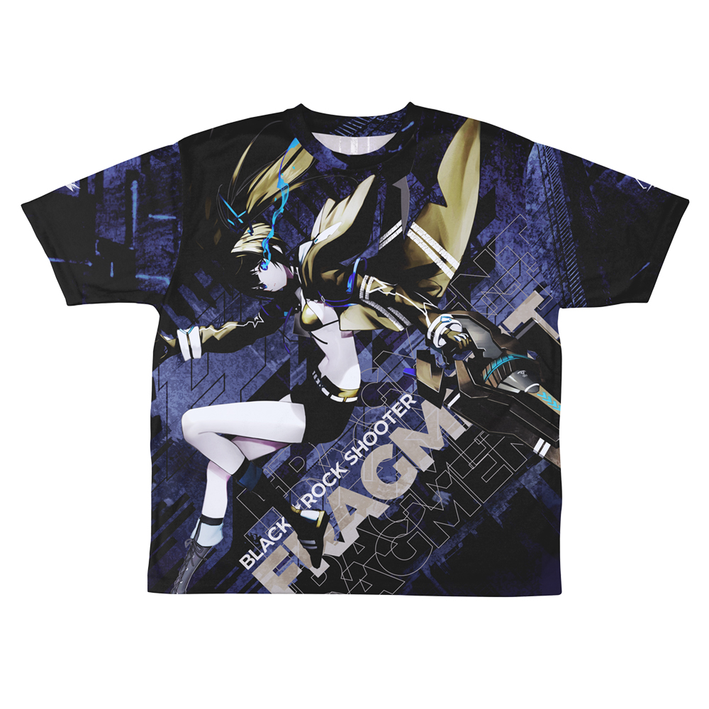 ブラック☆ロックシューター FRAGMENT 両面フルグラフィックTシャツ
