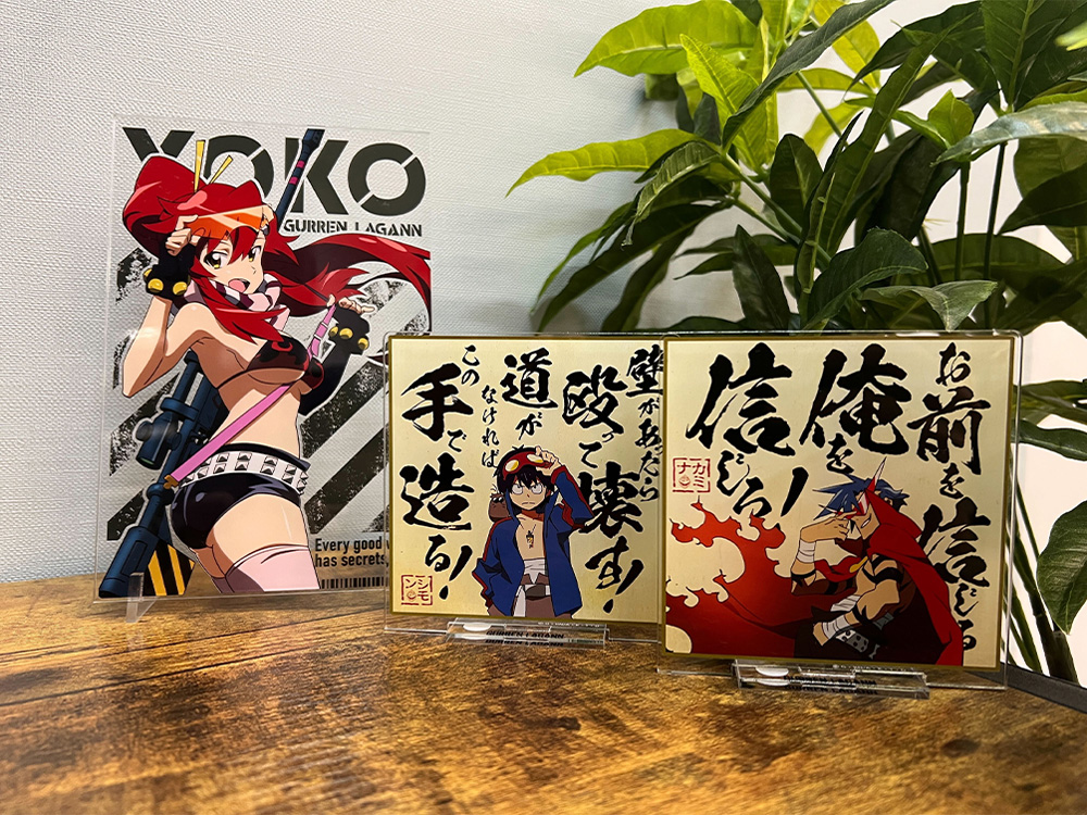 カミナ 名セリフ色紙風 アクリルスタンド [天元突破グレンラガン