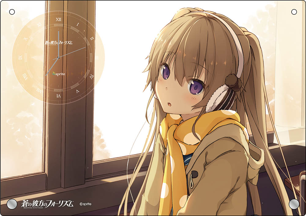 有坂真白バレンタインアクリルクロック [蒼の彼方のフォーリズム