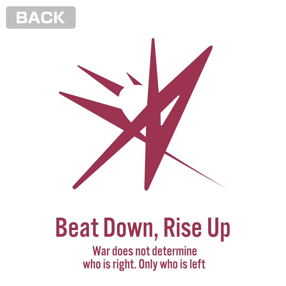 31A 部隊ロゴ 袖リブロングスリーブTシャツ [ヘブンバーンズレッド