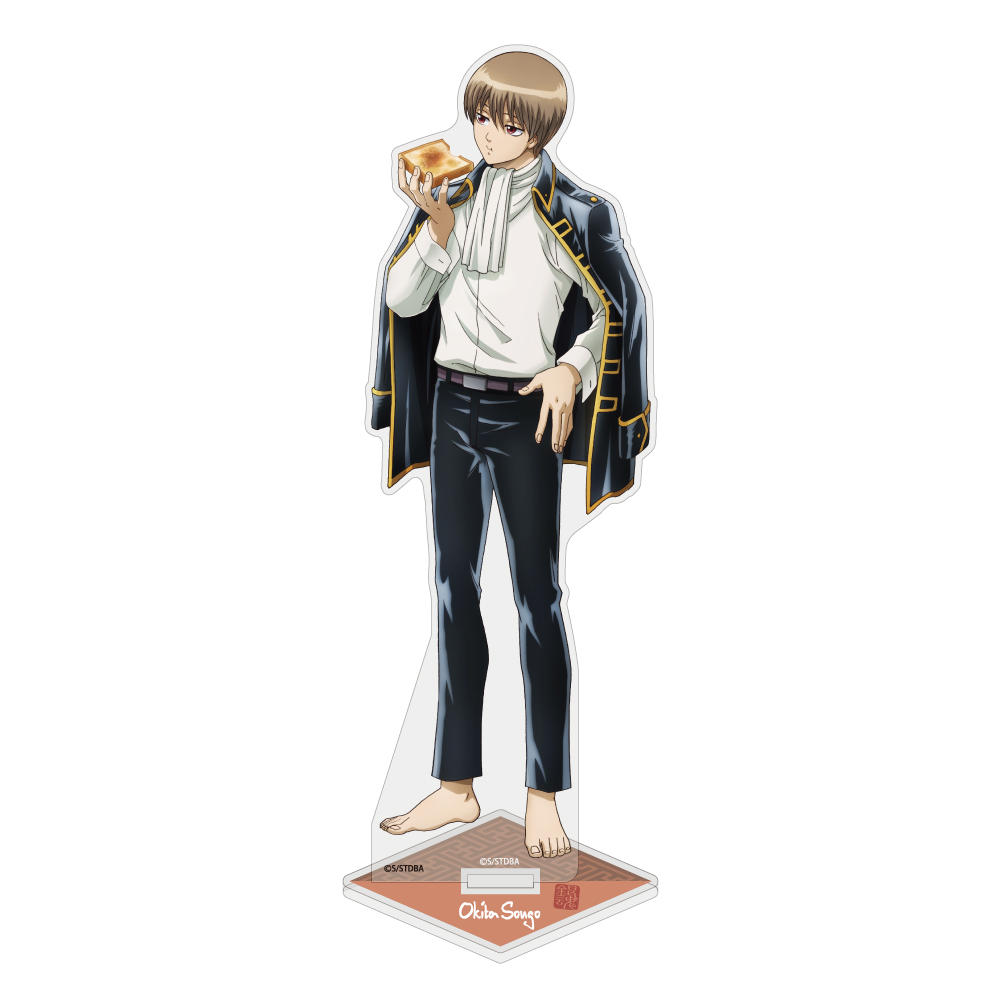 描き下ろし 沖田総悟 缶バッジ 屋台食べ歩きVer. [銀魂