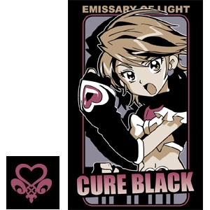 キュアブラック Tシャツ [ふたりはプリキュア] | キャラクター公式
