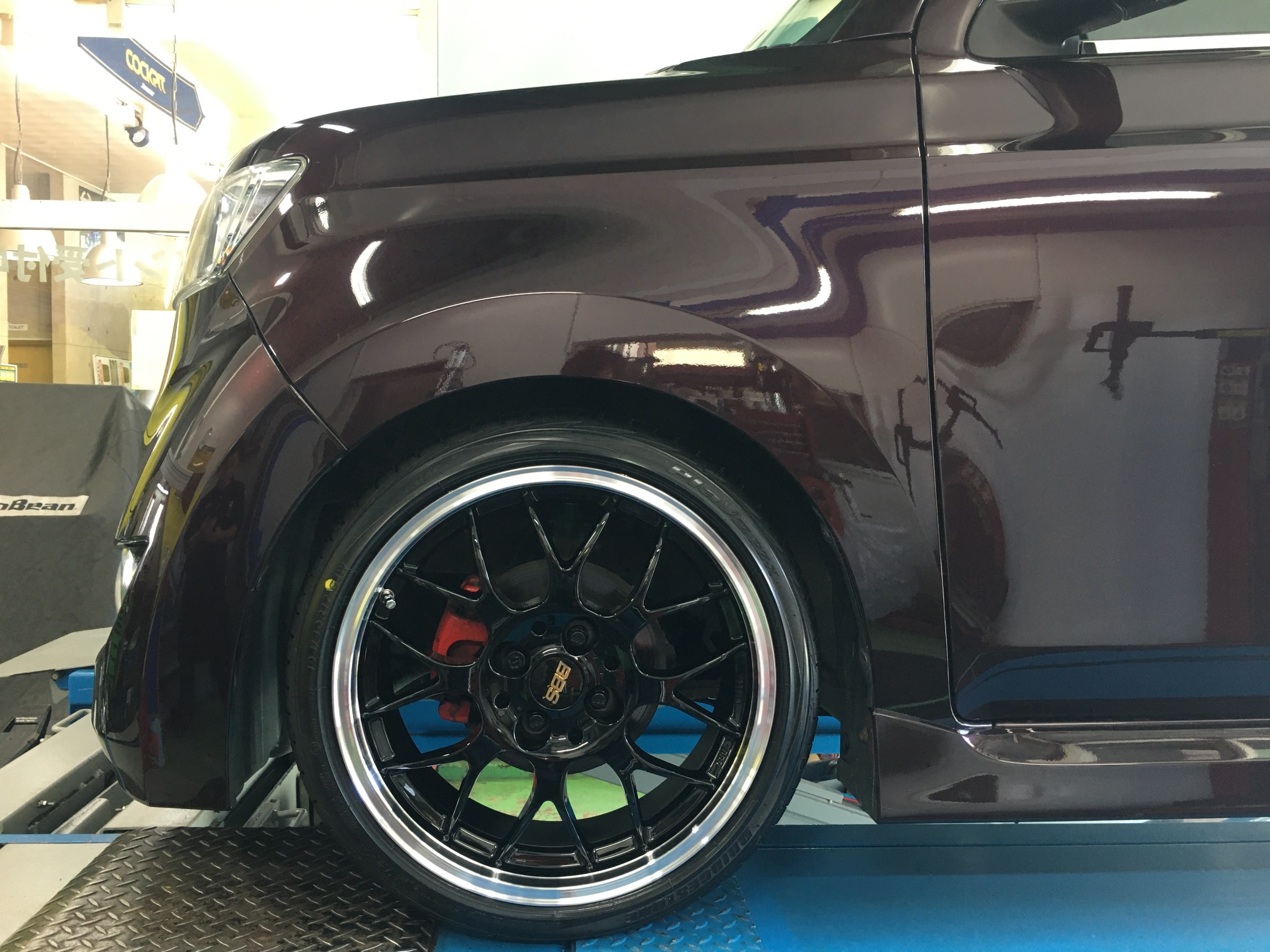 トヨタbB BBS RG-R・ブリヂストンプレイズRZ-X装着 | トヨタ bB