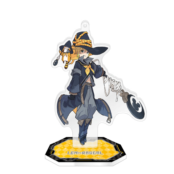 初音ミク×ラスカル2021 スタンド付きアクリルキーホルダー/鏡音レン
