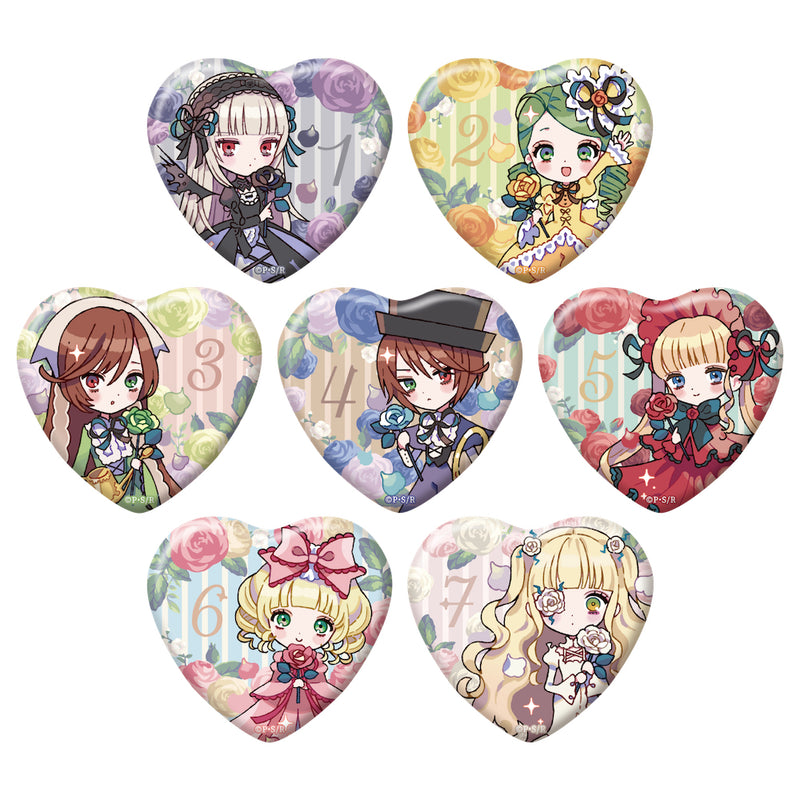 ローゼンメイデン ぶるーむフレンズトレーディングハート缶バッジ(BOX