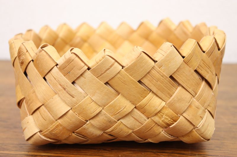 白樺バスケット/白樺パンかご（ギザギザ型） 北欧雑貨coco varie