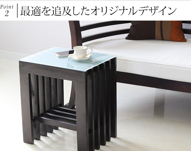 おしゃれなアジアン サイドテーブル 通販｜《公式》ココバリ