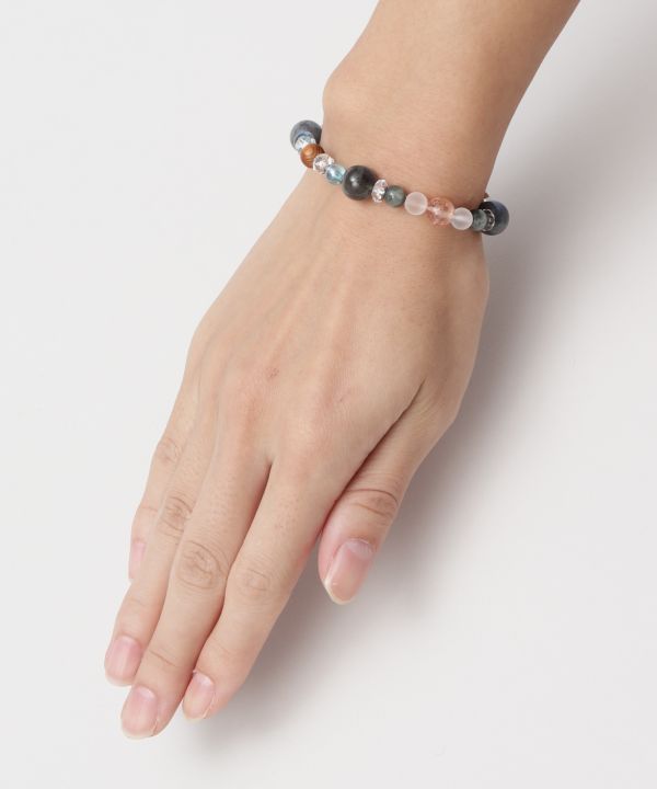 天地(あめつち)ラブラドライト ブレスレット(LABRADORITE): 『岩座