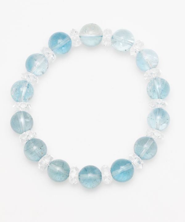 ブルートパーズ10mmブレスレット(BL TOPAZ): 『岩座(いわくら