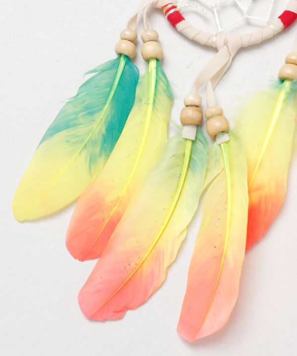 カラフルフェザードリームキャッチャー(BLUE): 『チャイハネ』公式通販