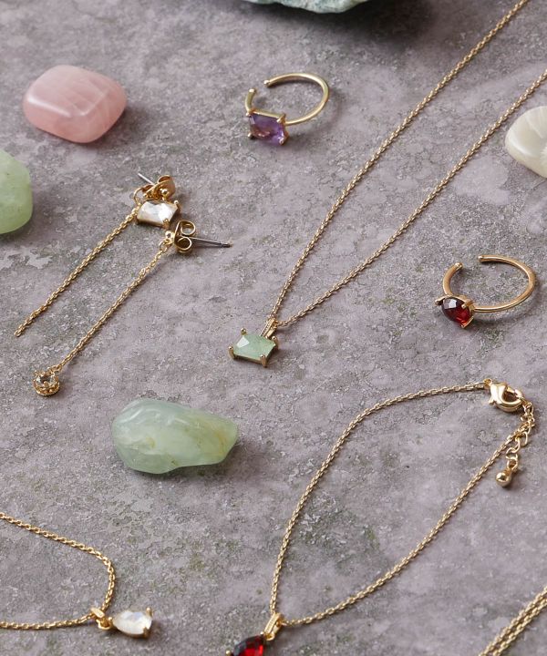 産石ネックレス(【四月】CRYSTAL): 『岩座(いわくら)』公式通販