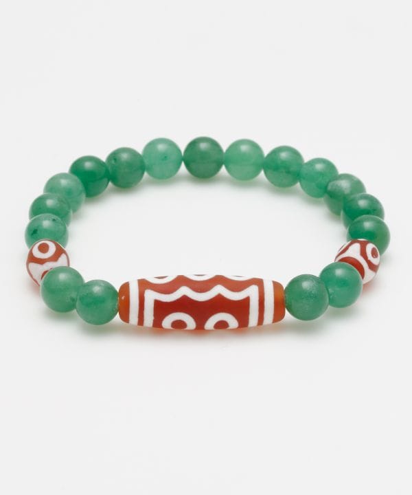 天珠】スリースト－ンブレスレット(AVENTURINE): 『チャイハネ』公式通販