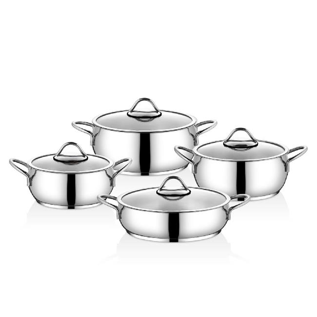 Çaka Pazarlama - İmza Venüs Çelik 8 Parça Tencere Seti