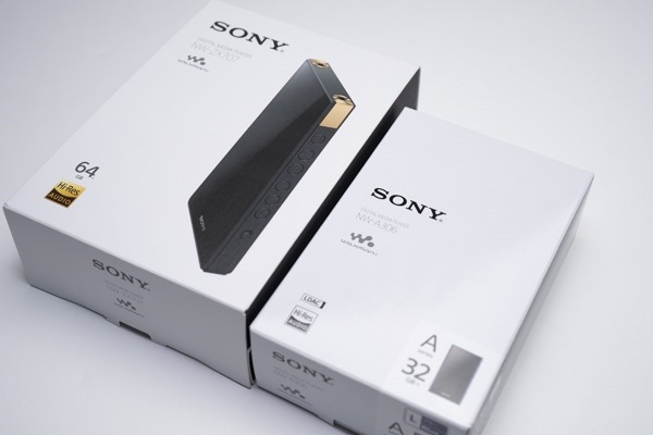 実機レビュー 開梱、初期設定＞ウォークマン「NW-ZX707」、「NW-A306