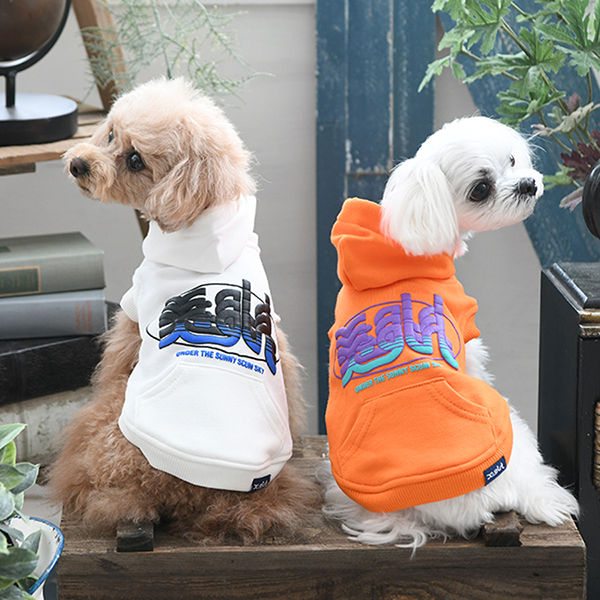 X-girl（エックスガール）ホライゾンミルズロゴフーディー | 犬服