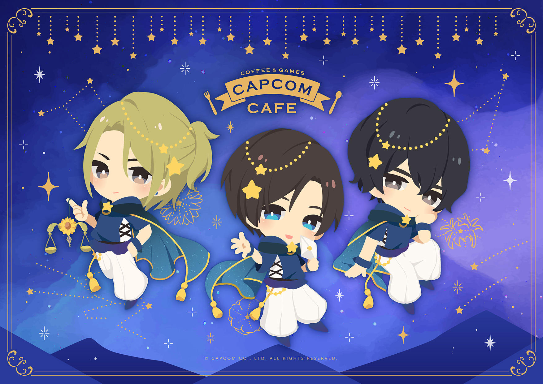 カプコンカフェ イオンレイクタウン店 「囚われのパルマ」シリーズとの