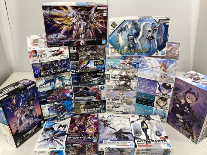 宅配買取】三重県多気郡明和町の美プラとガンプラの買取実績｜30MSなど