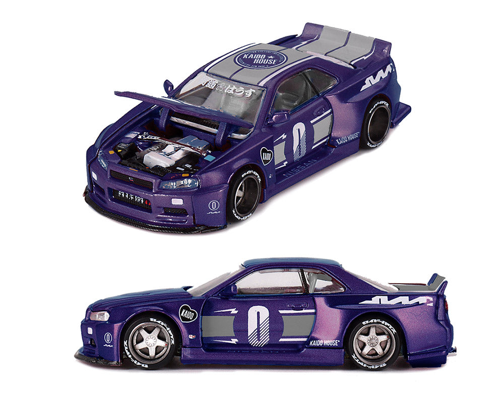 Preorder) Kaido House x Mini GT 1:64 Nissan Skyline GT-R (R34