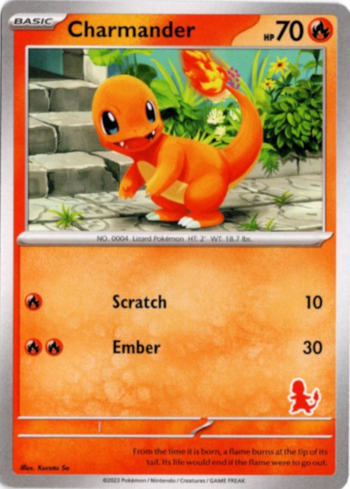 ヒトカゲ 海外版 英語版 Charmander 海外限定イラスト【Card Chicken】