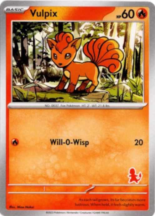 ロコン 海外版 英語版 Vulpix 海外限定イラスト【Card Chicken】