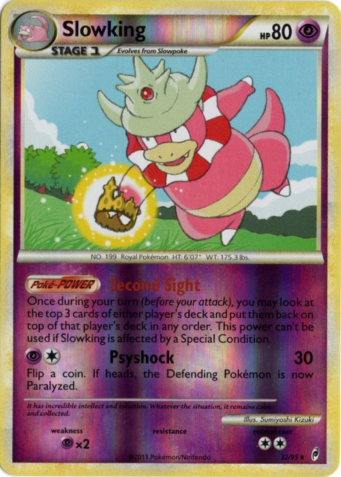 ヤドキング 海外版 英語版 リバホロ Slowking - 32/95 - 海外限定