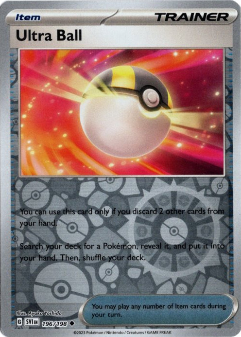 ハイパーボール 海外版 英語版 リバホロ Ultra Ball - 196/198 -【Card