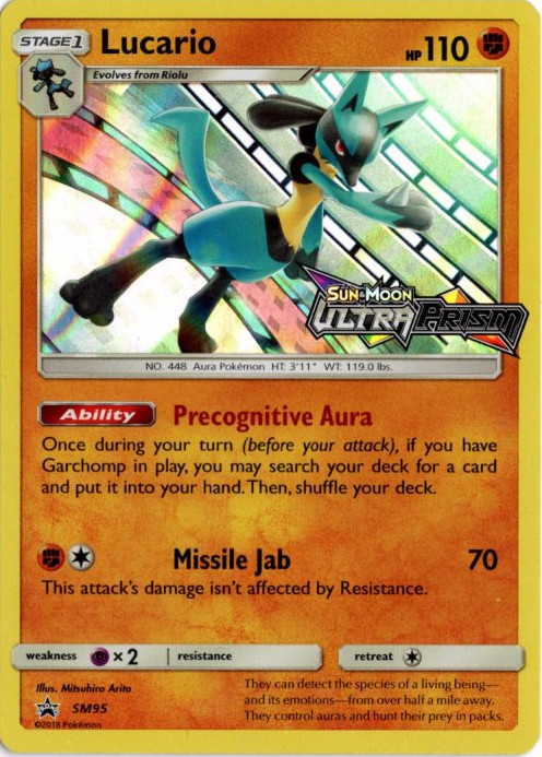 ルカリオ 海外版 英語版 プレリリース プロモ Lucario - SM95 - 海外