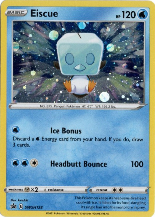 コオリッポ 海外版 英語版 ホロ プロモ Eiscue - SWSH128 -【Card