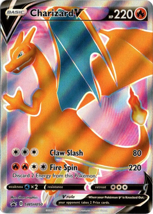 リザードンV SR 海外版 英語版 プロモ Charizard V - SWSH050 -【Card