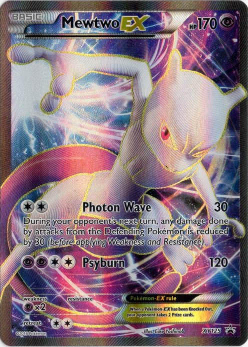 ミュウツーEX SR 海外版 英語版 プロモ Mewtwo EX - XY125 -【Card