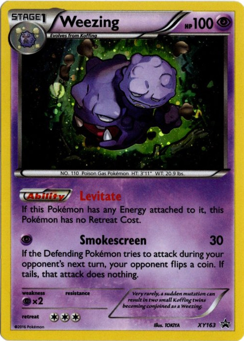マタドガス 海外版 英語版 プロモ Weezing - XY163 -【Card Chicken】