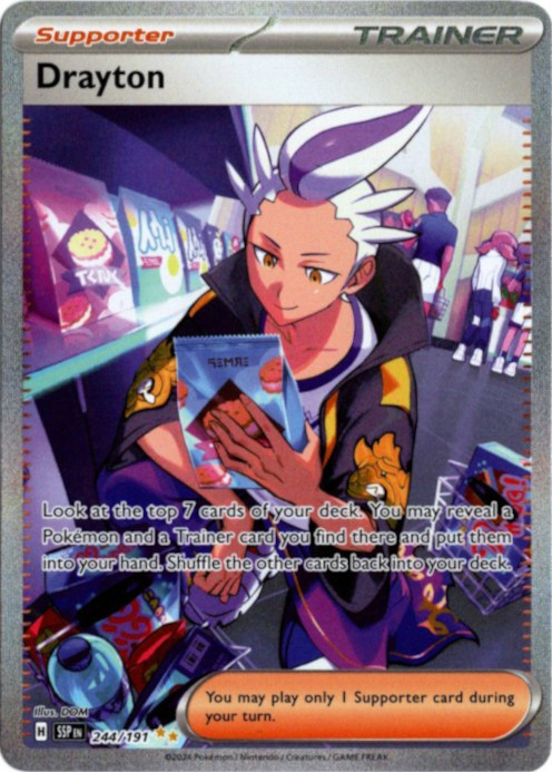 カキツバタ SAR 海外版 英語版 Drayton - 244/191 -【Card Chicken】