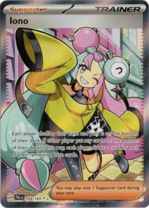 ナンジャモ SR 海外版 英語版 Iono - 254/193 -【Card Chicken】