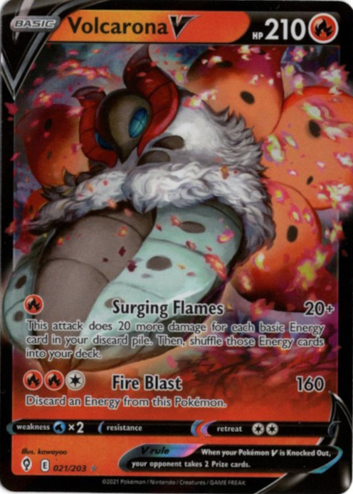 ウルガモスV 海外版 英語版 Volcarona V - 021/203 -【Card Chicken】