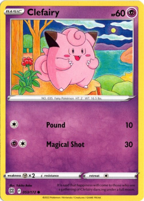 ピッピ 海外版 英語版 Clefairy - 053/172 -【Card Chicken】