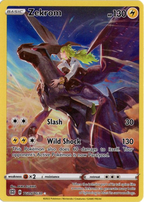 ゼクロム CHR 海外版 英語版 Zekrom - TG05/TG30 -【Card Chicken】