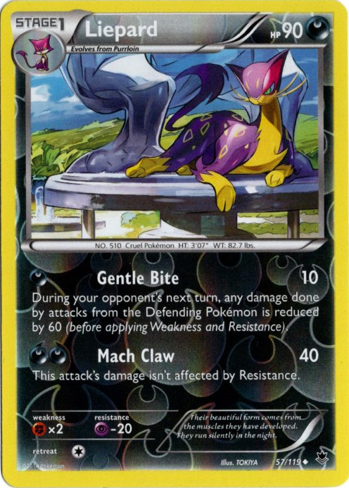 レパルダス 海外版 英語版 リバホロ Liepard - 57/119 -【Card Chicken】