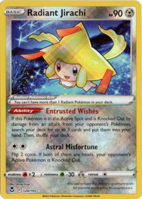 かがやくジラーチ 海外版 英語版 Radiant Jirachi - 120/195 -【Card