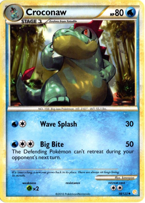 アリゲイツ 海外版 英語版 Croconaw - 38/123 -【Card Chicken】