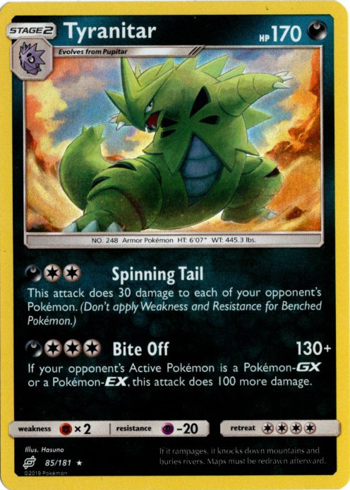 バンギラス 海外版 英語版 Tyranitar - 85/181 -【Card Chicken】