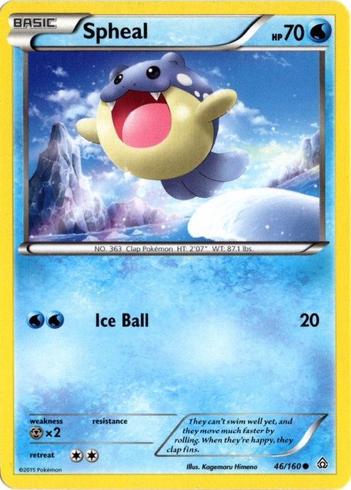 タマザラシ 海外版 英語版 Spheal - 46/160 -【Card Chicken】