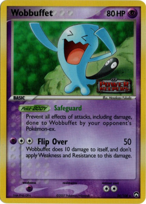 ソーナンス 海外版 英語版 リバホロ Wobbuffet - 24/108 -【Card Chicken】