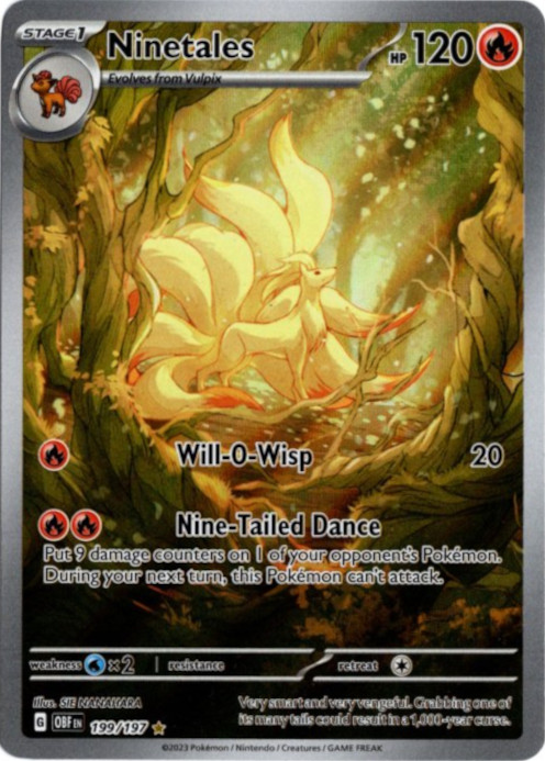 キュウコン AR 海外版 英語版 Ninetales - 199/197 -【Card Chicken】