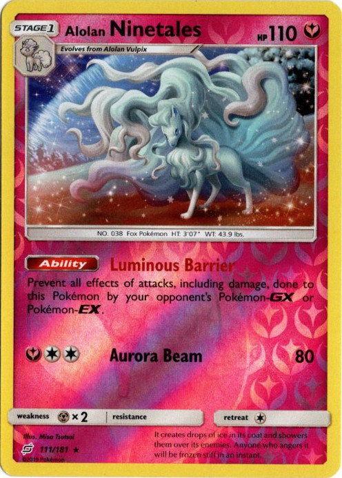 アローラキュウコン 海外版 英語版 リバホロ Alolan Ninetales - 111
